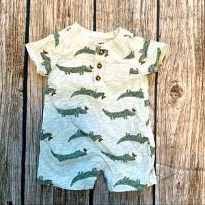 Carter’s one piece dinosaur newborn